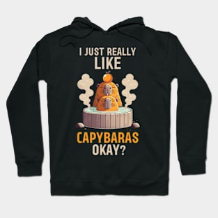 Kawaii Capybara Meme Hoodie